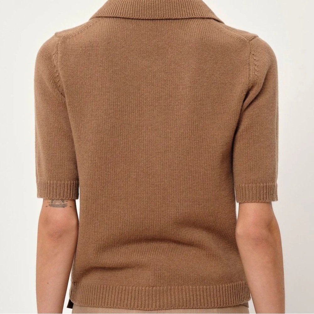 Herskind Alberto Knit Polo Blouse Cashmere Wool - Picture 2 of 16